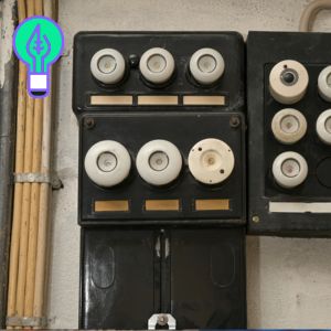 een ouderwetse stoppenkast